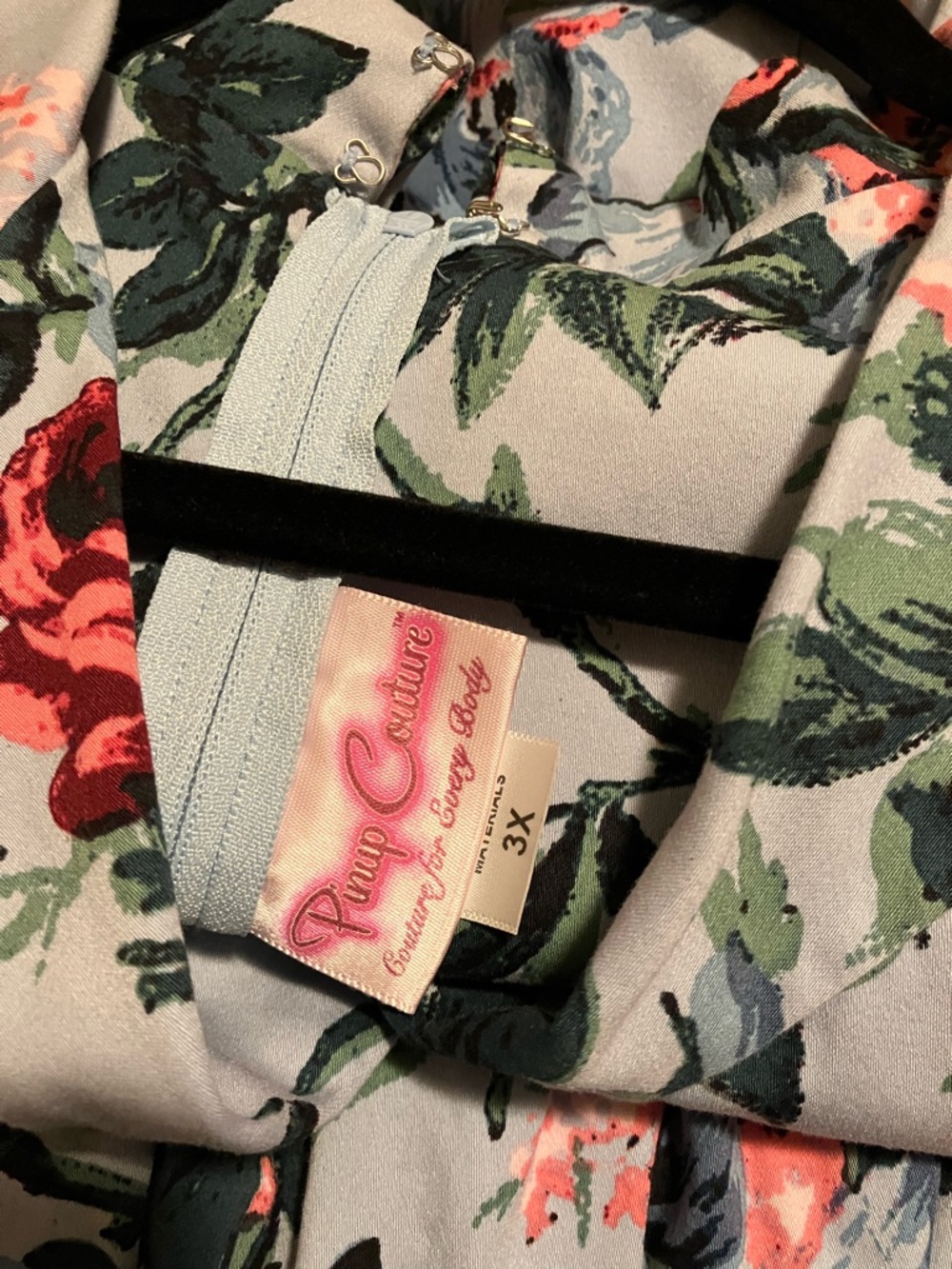 3X blue floral Edie - Picture 7 of 7